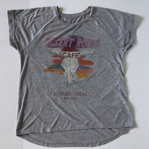 Word of Mouth Graphic Tee Cuff Sleeves